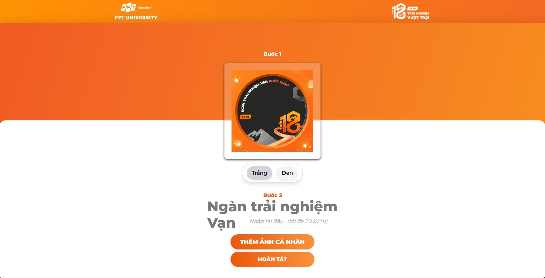 FPTU18 Avatar Frame Creator screenshot 2
